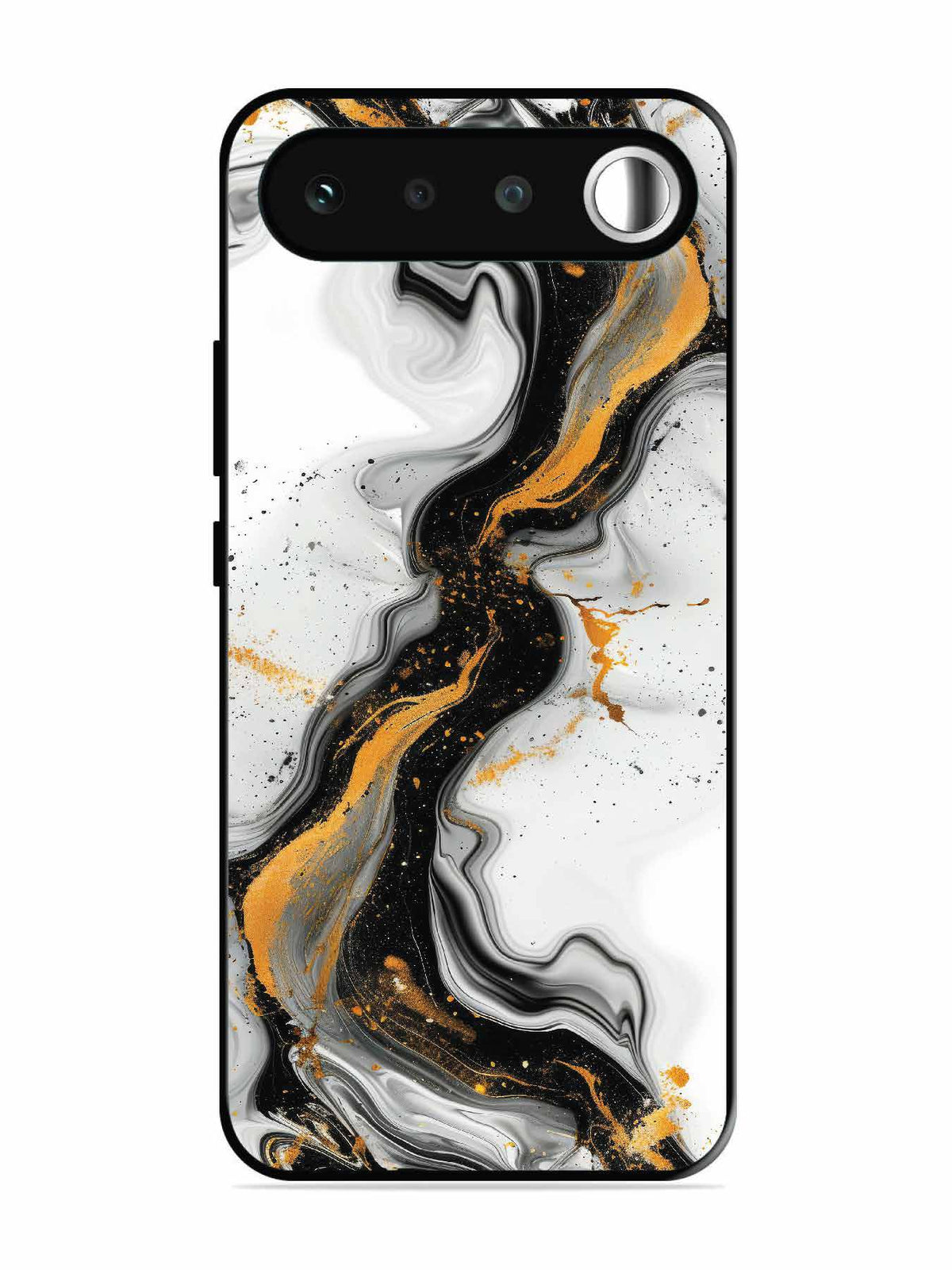 realme 16 Black And Golden Marble Essence