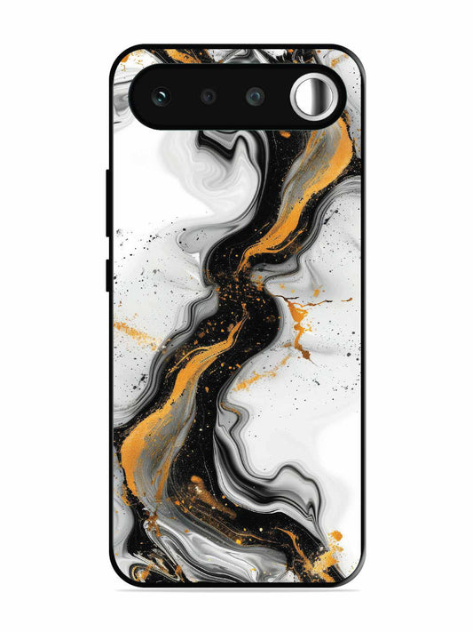 realme 16 Black And Golden Marble Essence