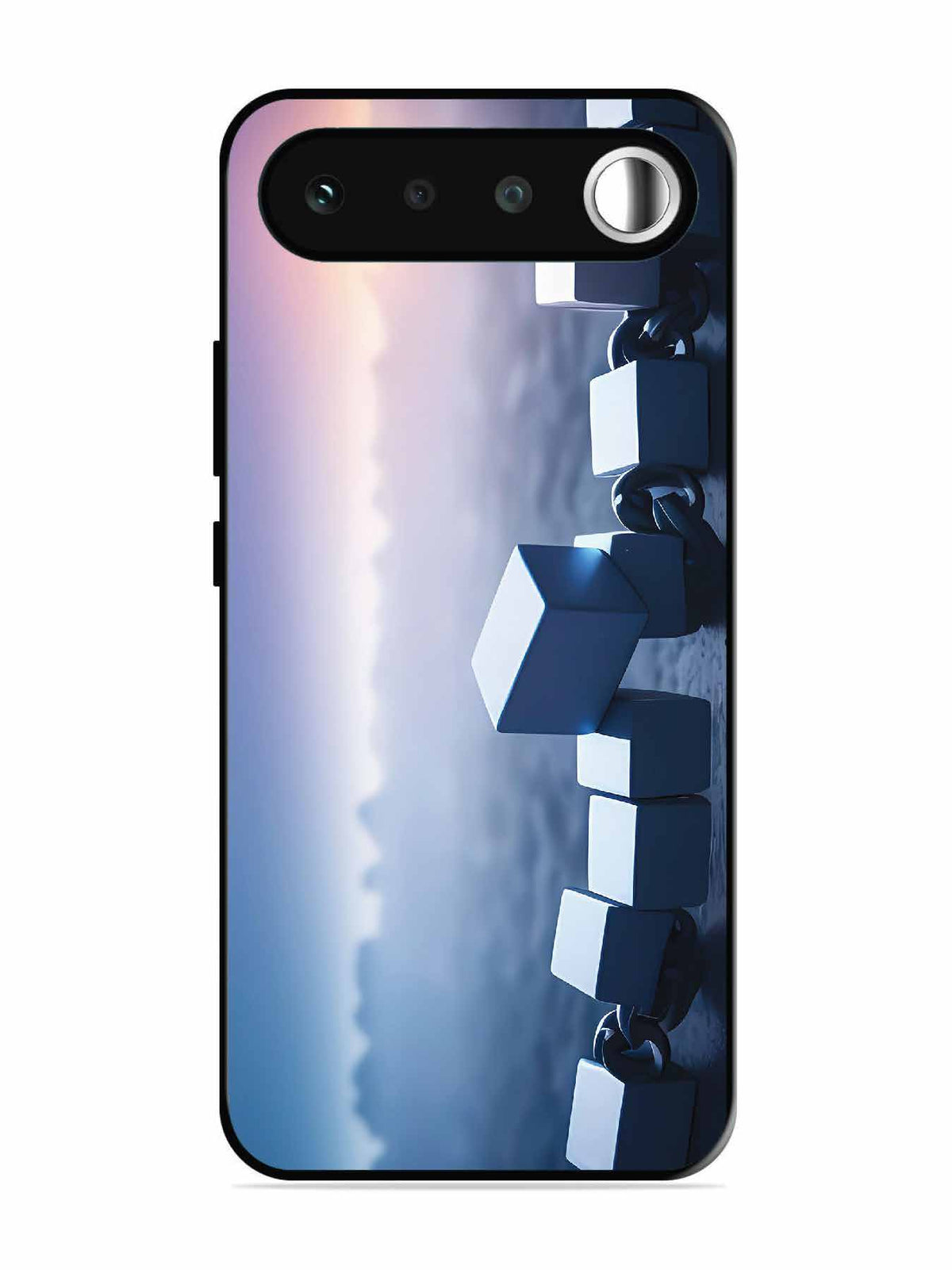 realme 16 Minimalist Blockchain Cube Chain