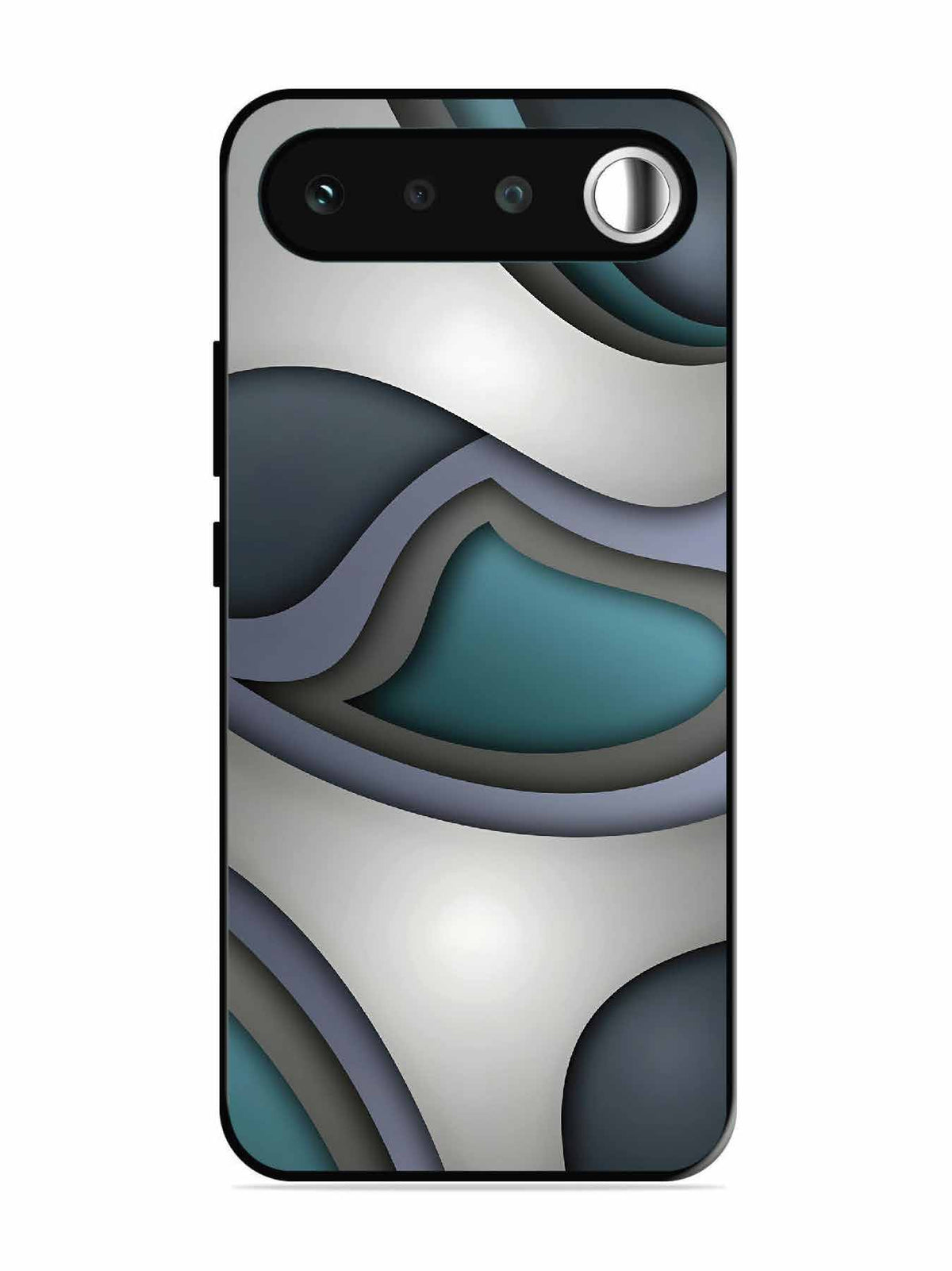 realme 16 Slate Blue Gradient Wave