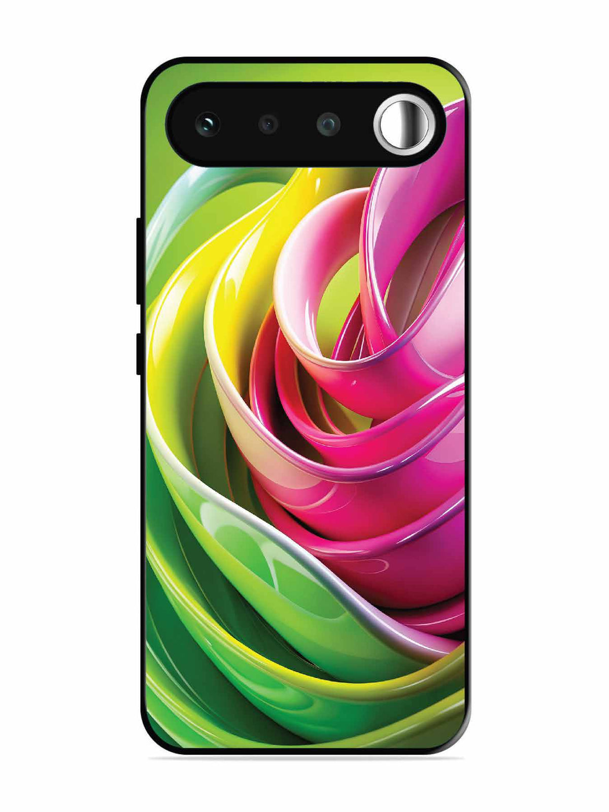 realme 16 Vibrant Swirl Glossy Ribbon Art