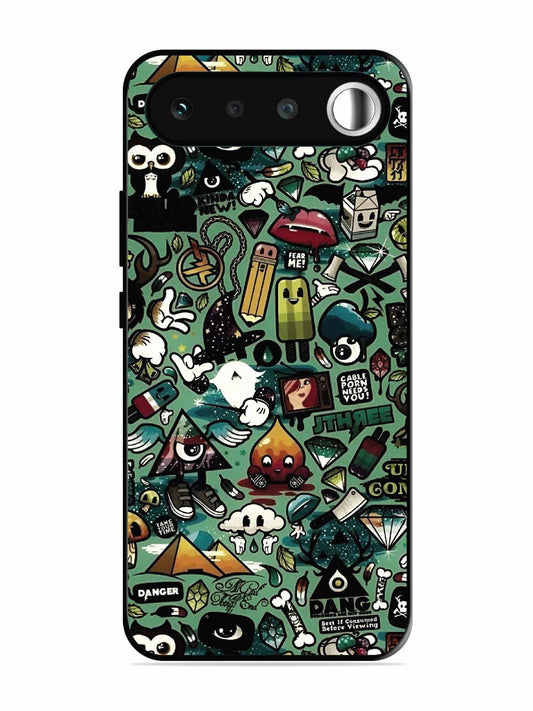 realme 16 Pop Art Doodle Graffiti Collage