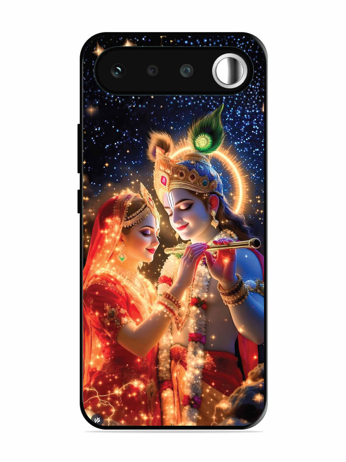 realme 16 Radha Krishna posing with flute