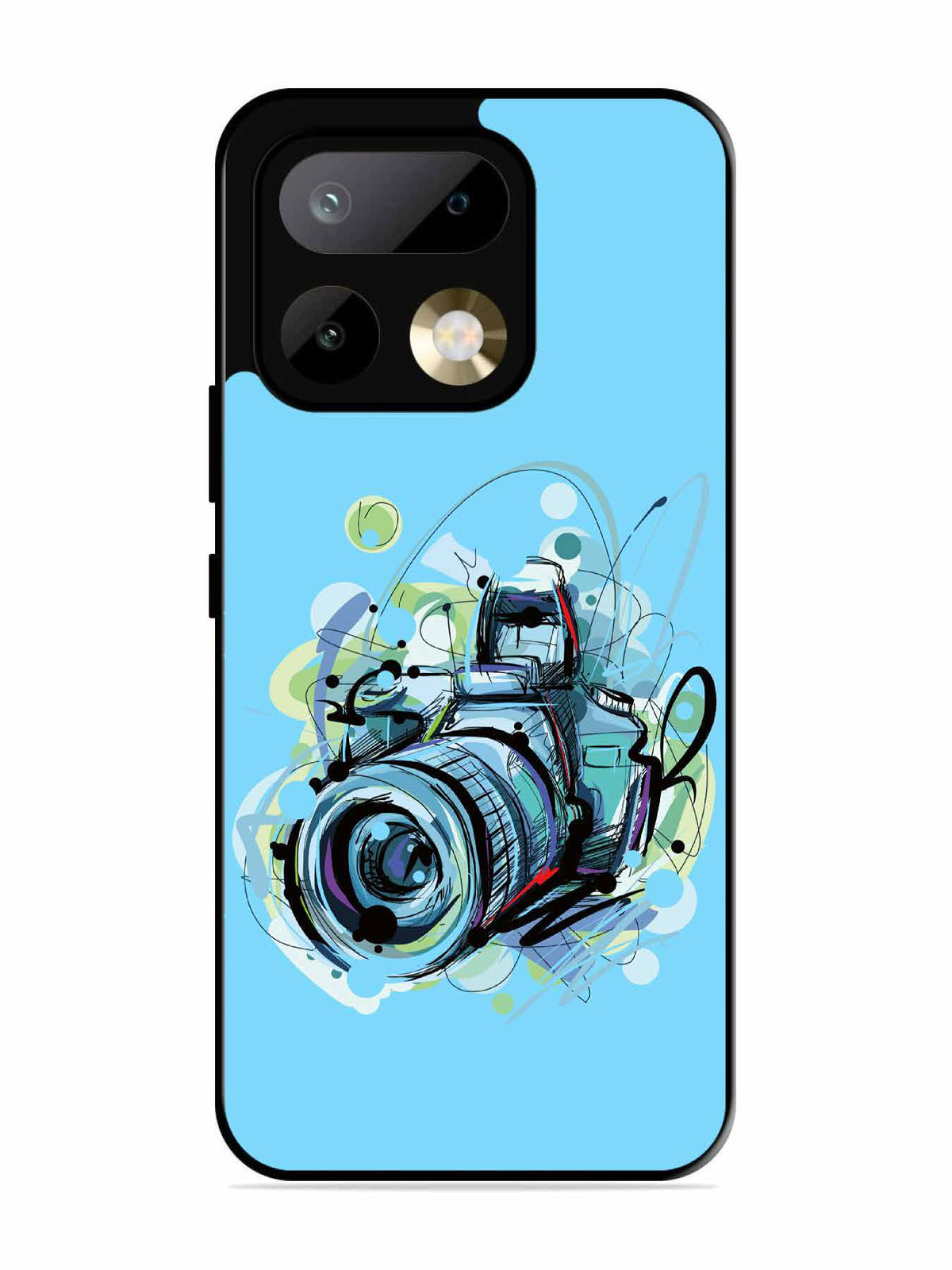 realme 16 Pro Camera Blue Background