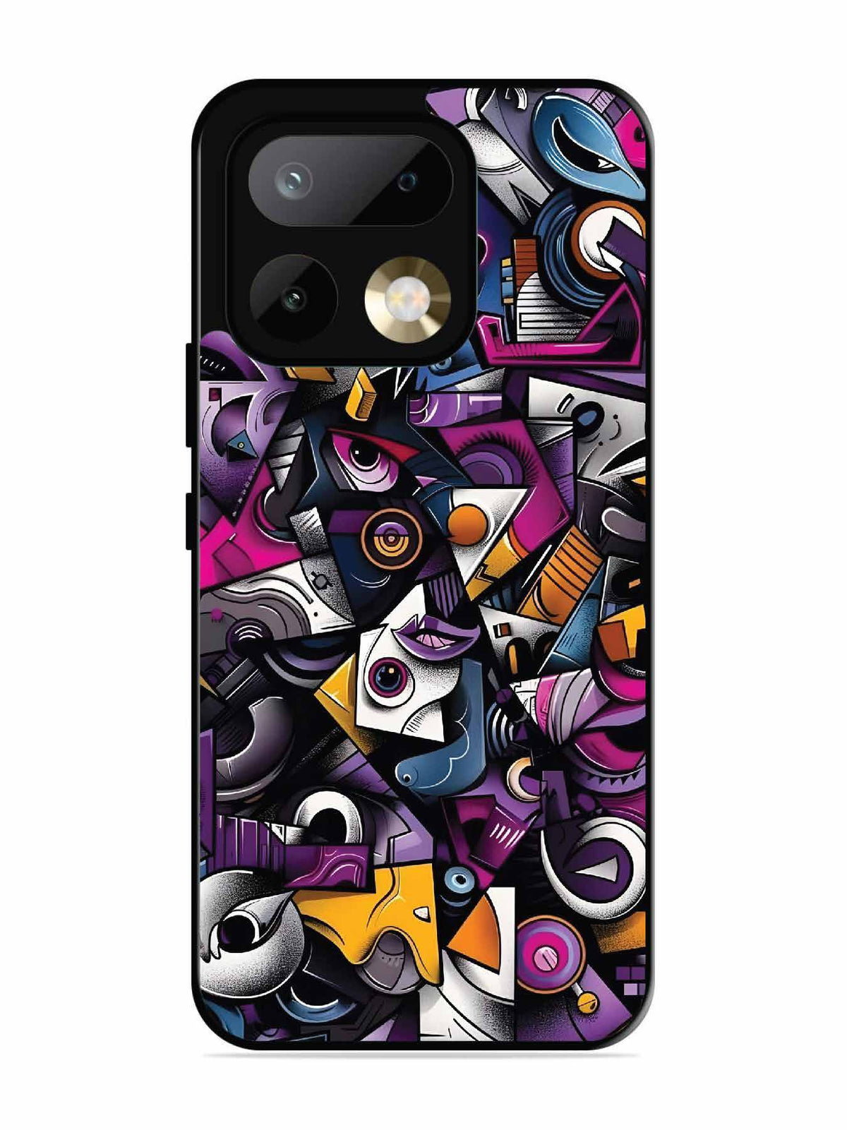 realme 16 Pro Abstract Geometric Graffiti Chaos