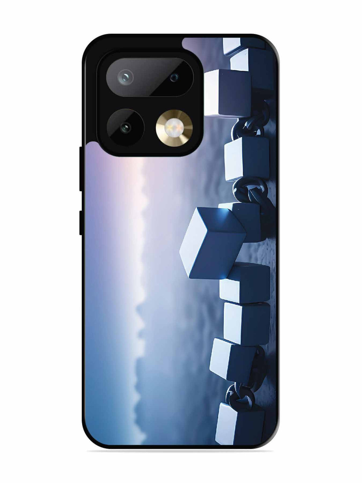 realme 16 Pro Minimalist Blockchain Cube Chain