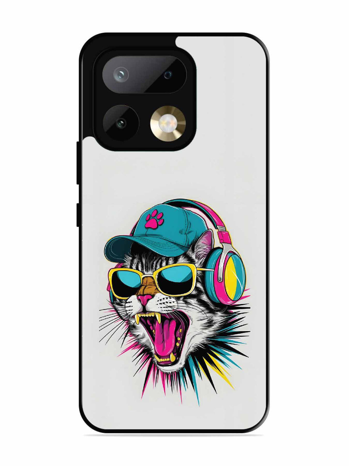 realme 16 Pro Neon Pop Art DJ Cat Vibe