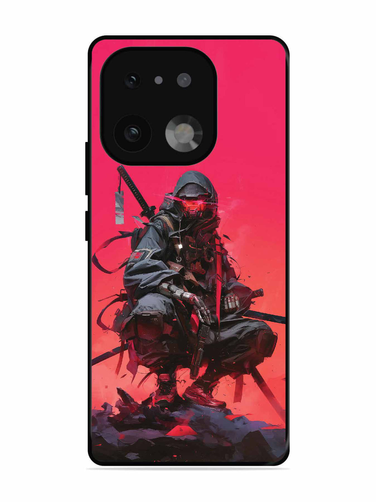 realme 16 Pro Plus Cyberpunk Ninja Katana