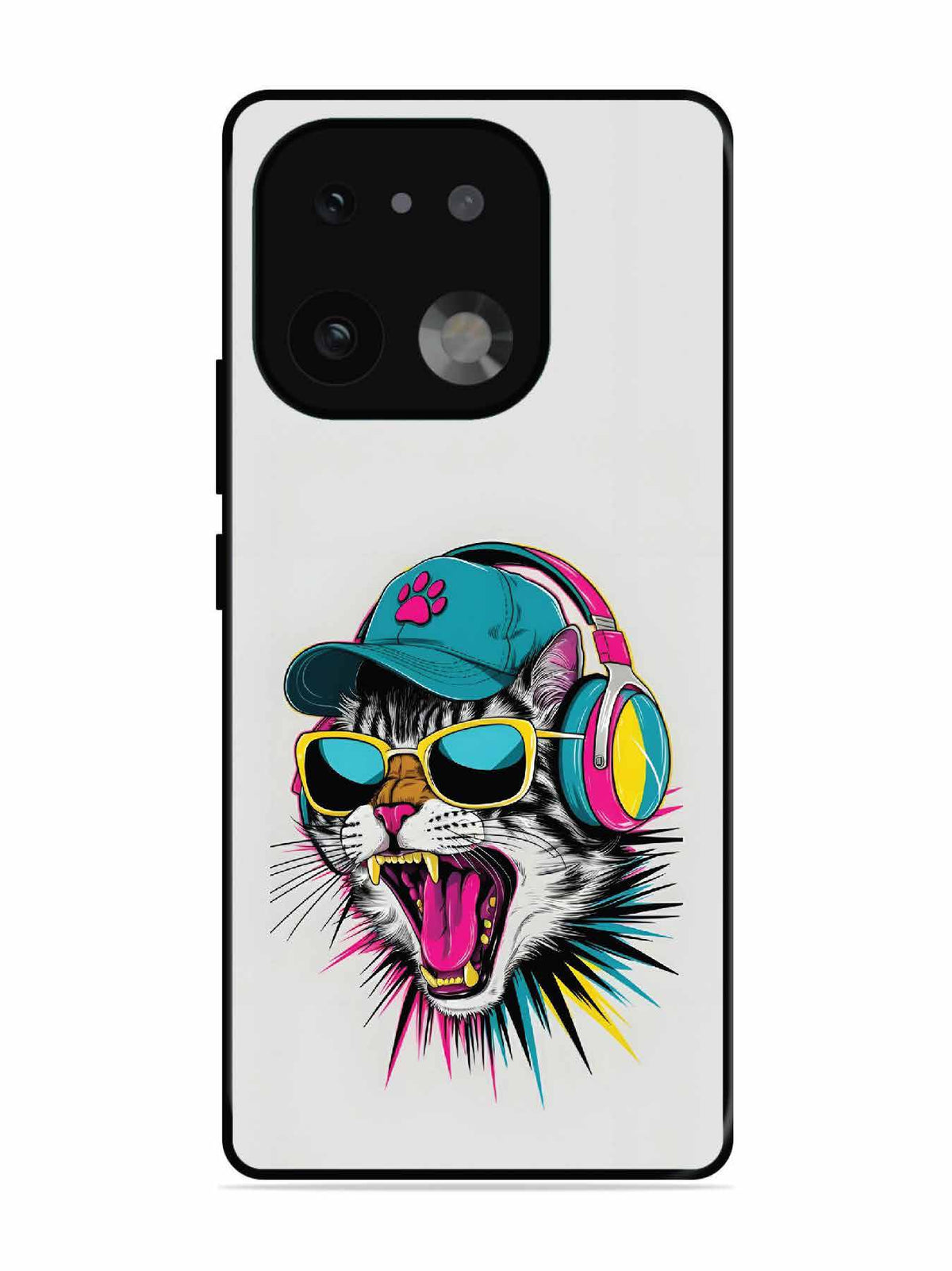 realme 16 Pro Plus Neon Pop Art DJ Cat Vibe