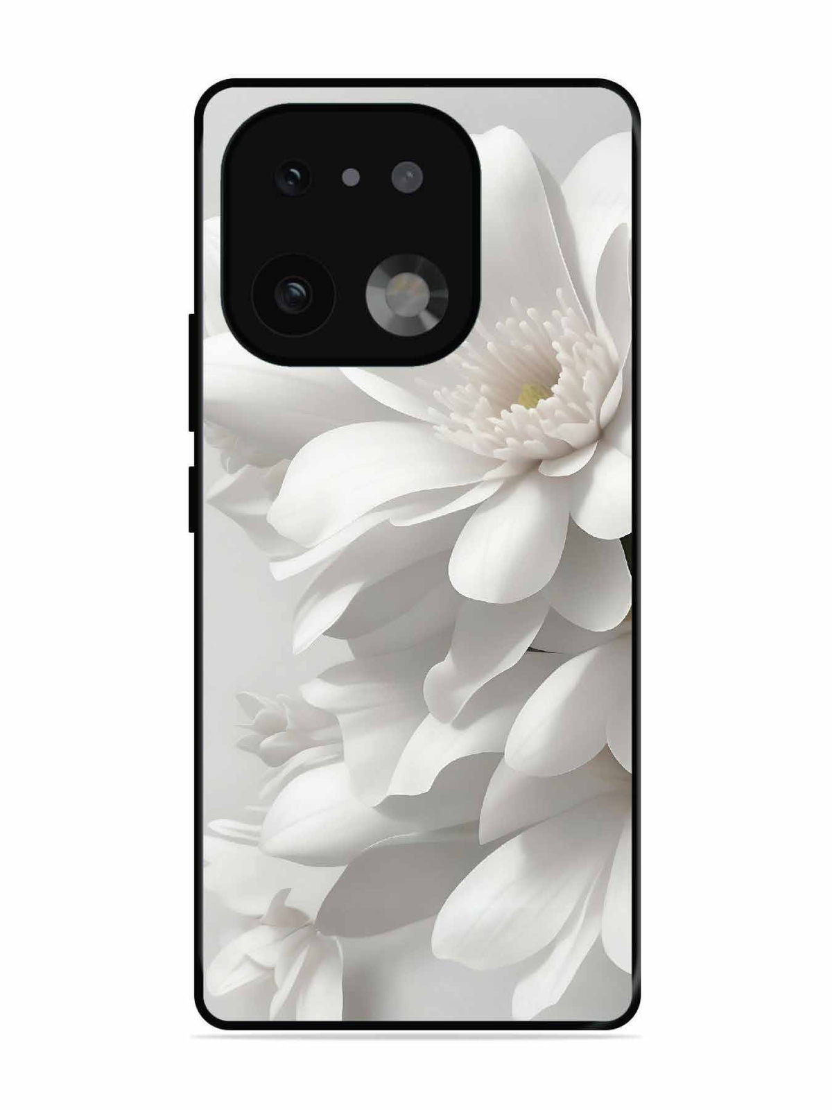 realme 16 Pro Plus Soft Focus Purity white Flower