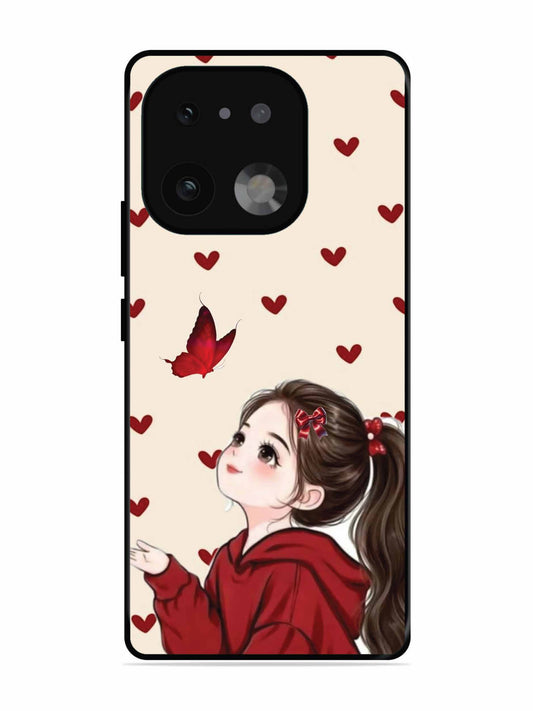 realme 16 Pro Plus Beautiful girl with red butterfly