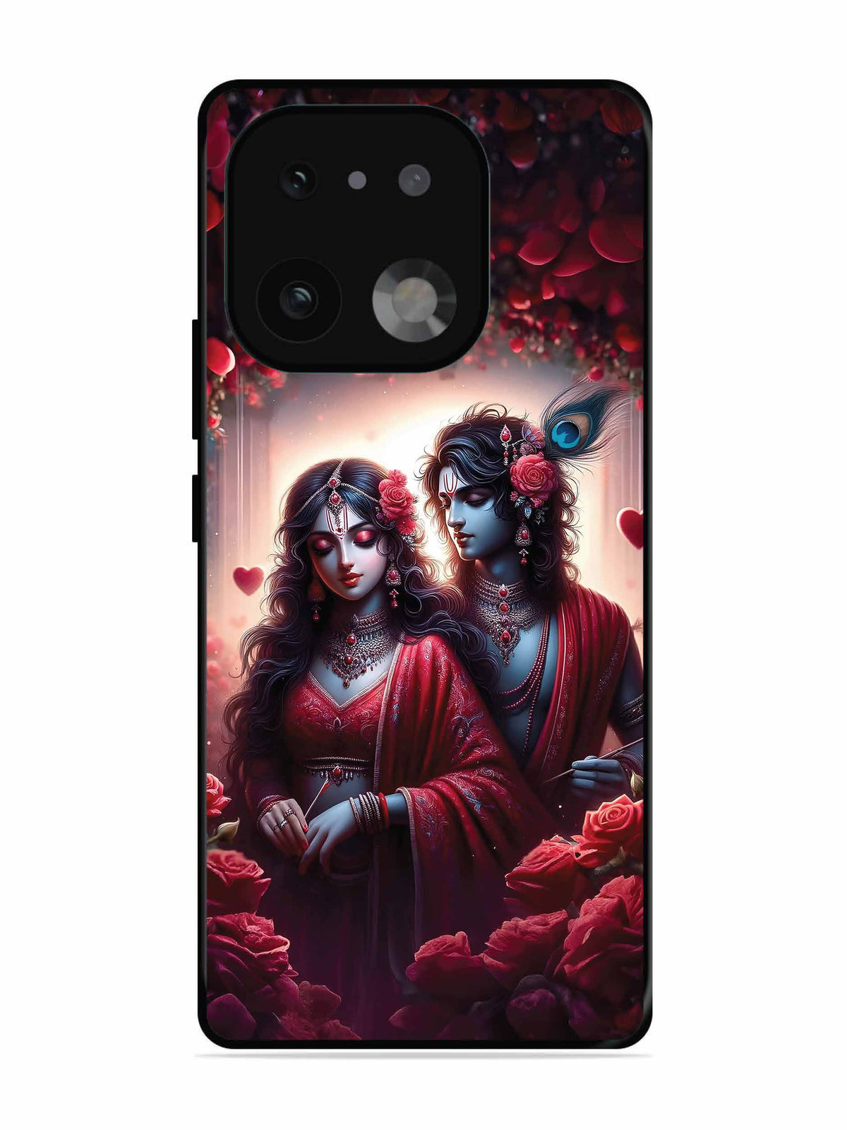 realme 16 Pro Plus Couples in Red theme like Radha Krishna