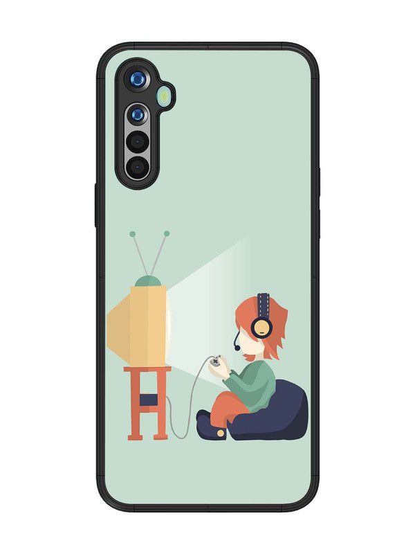 realme 5 Kid Playing Game