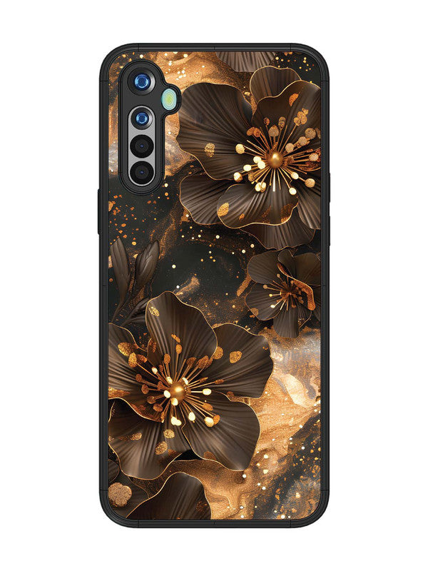 realme 5 Golden Flowars