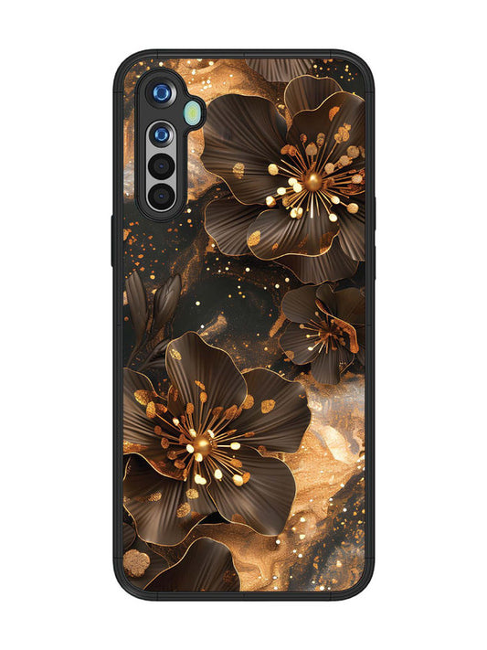 realme 5 Golden Flowars
