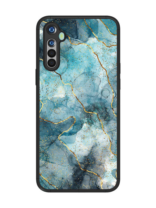 realme 5 Oceanic Golden Strip Marble