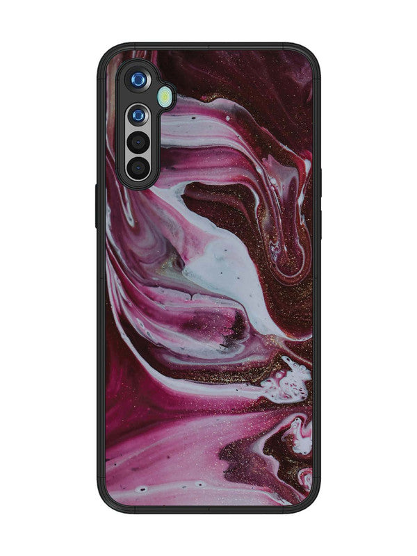 realme 5 Pink And Golden Marble