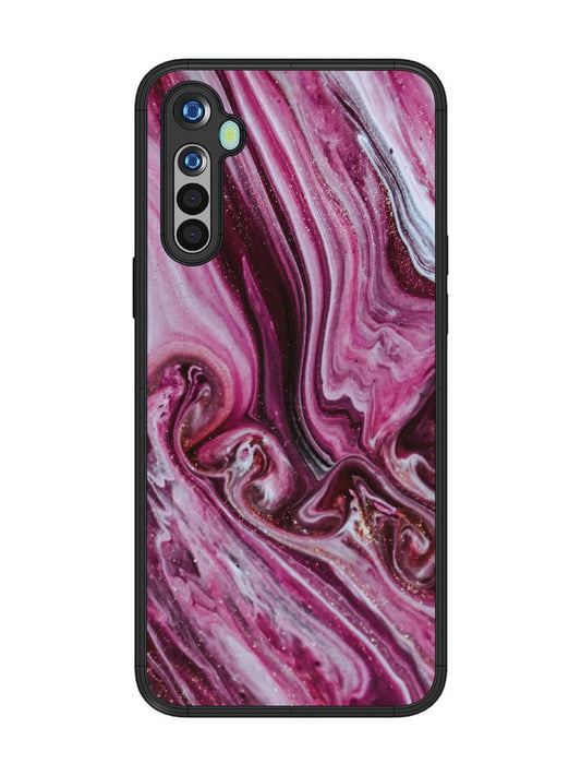 realme 5 Pink Flood Marble