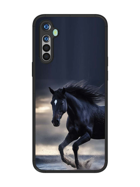 realme 5 black-horse-animal