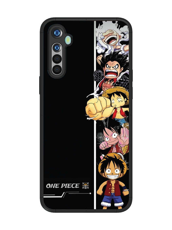 realme 5 Luffy Evolution Gear 5 Anime Art