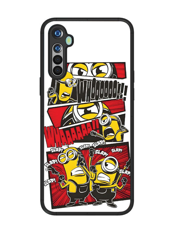 realme 5 Minions Comic Panel Action