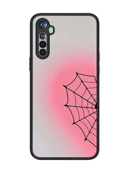 realme 5 Spider Web Heart for Girl