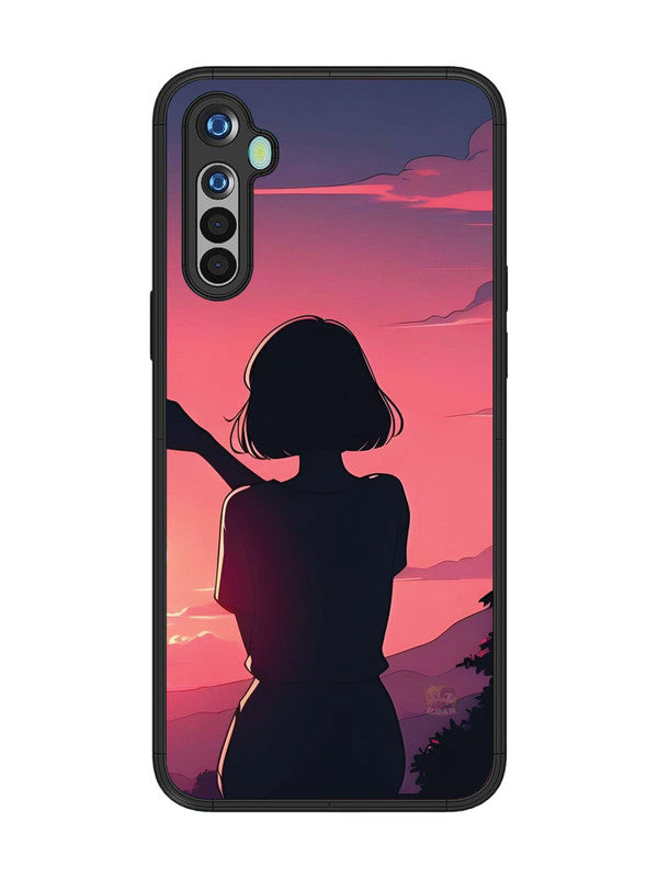 realme 5 Love Heart with Hand Girl