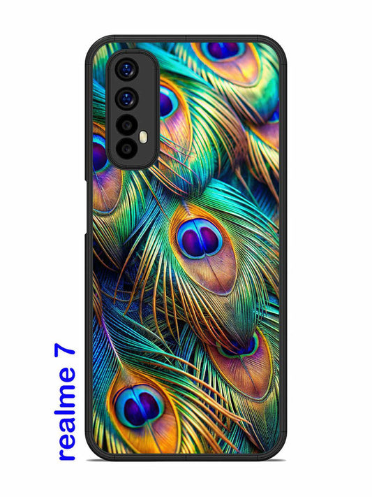 Realme 7 peacock feather
