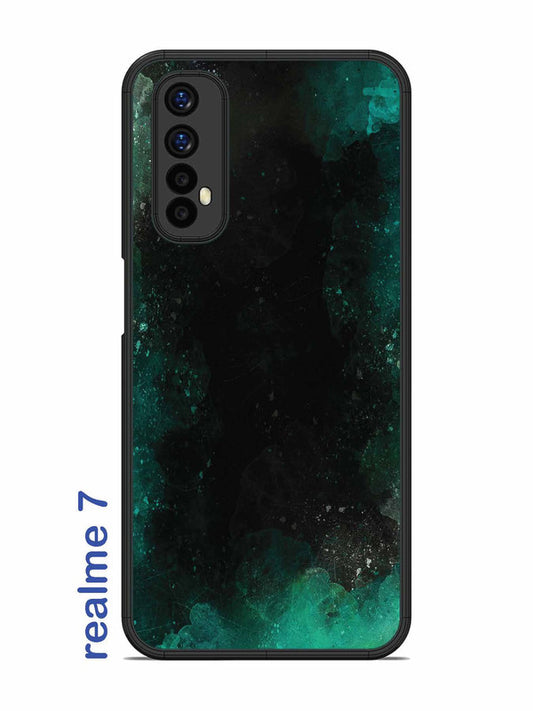 Realme 7 Dark Black And Green Forest