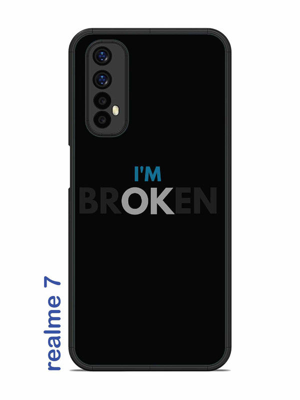 Realme 7 I'm Broken Dark Theme