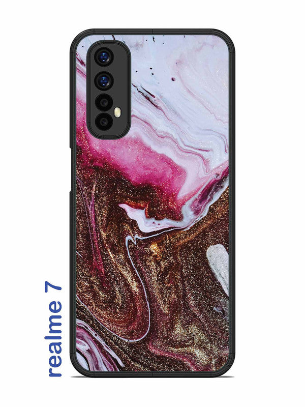 Realme 7 Elegant Rose & Gold Marble