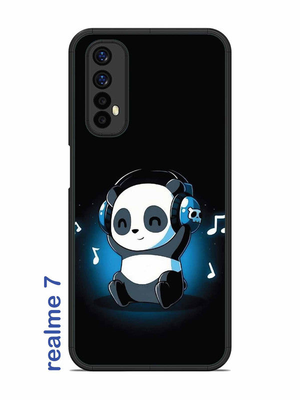 Realme 7 Panda Listening Music