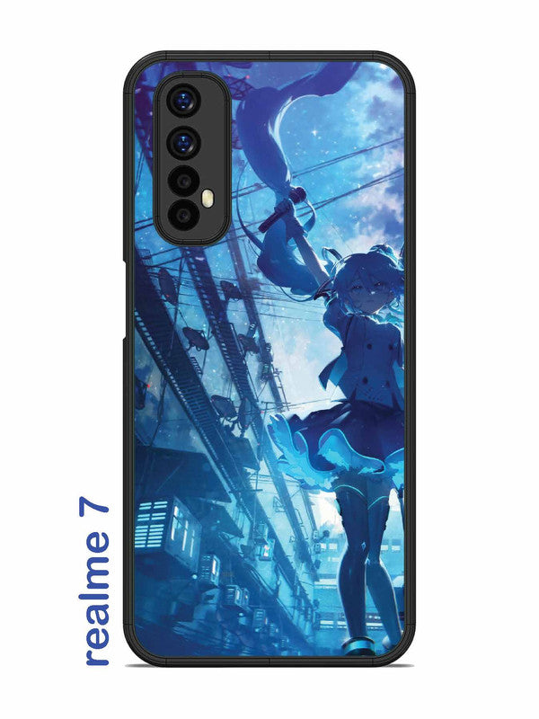 Realme 7 Hatsune Miku Anime Girl