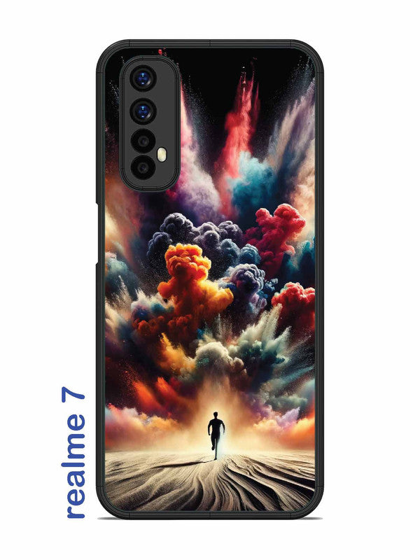 Realme 7 colorful-blast-explosion