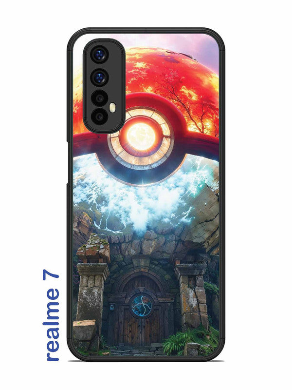 Realme 7 Cartoon-ball-house-anime