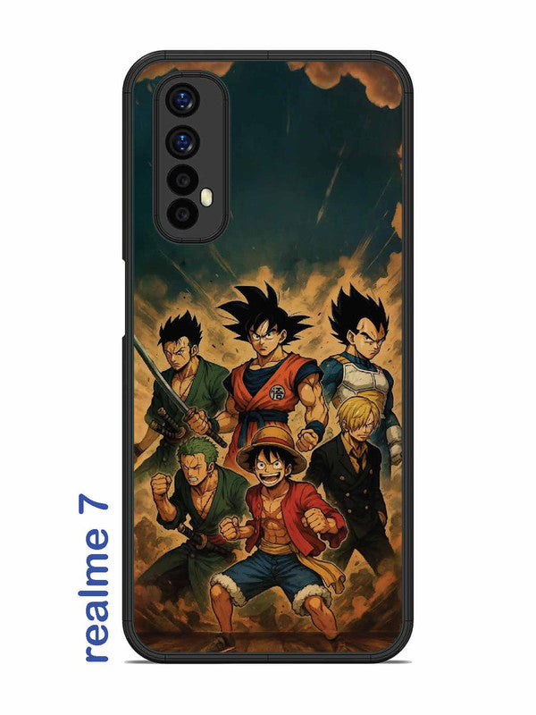 Realme 7 OnePiece n Dragon Ball Z in one team