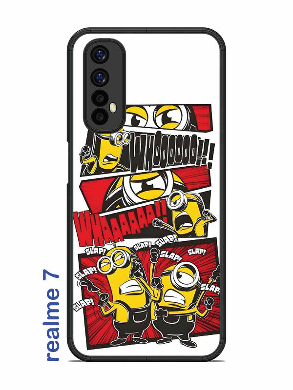 Realme 7 Minions Comic Panel Action