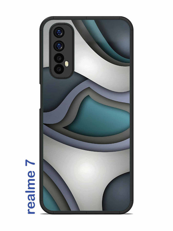 Realme 7 Slate Blue Gradient Wave