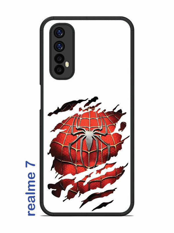 Realme 7 Spider man iconic sign