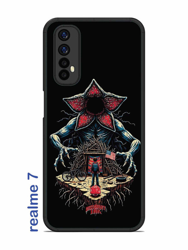 Realme 7 Stranger Things demogorgon