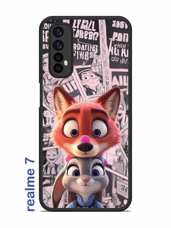 Realme 7 Cute Nick wilde and judy hopps 2