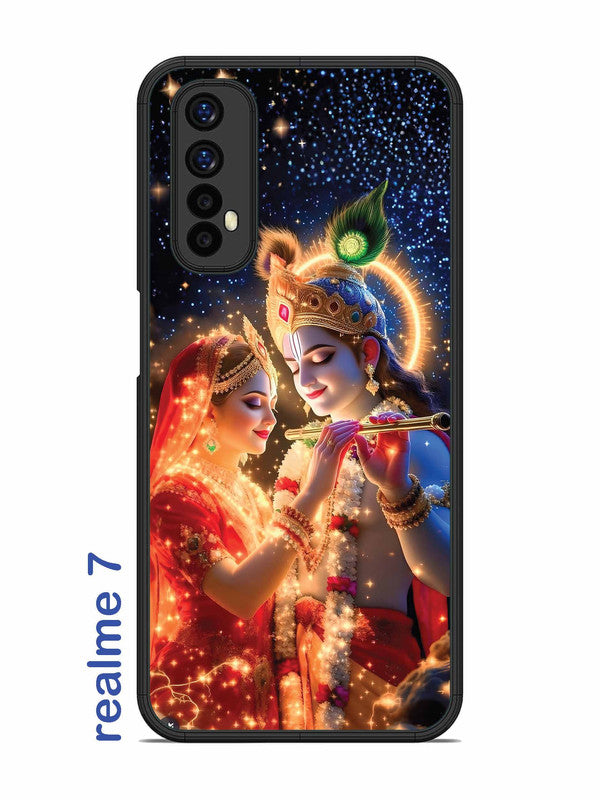 Realme 7 Radha Krishna posing with flute