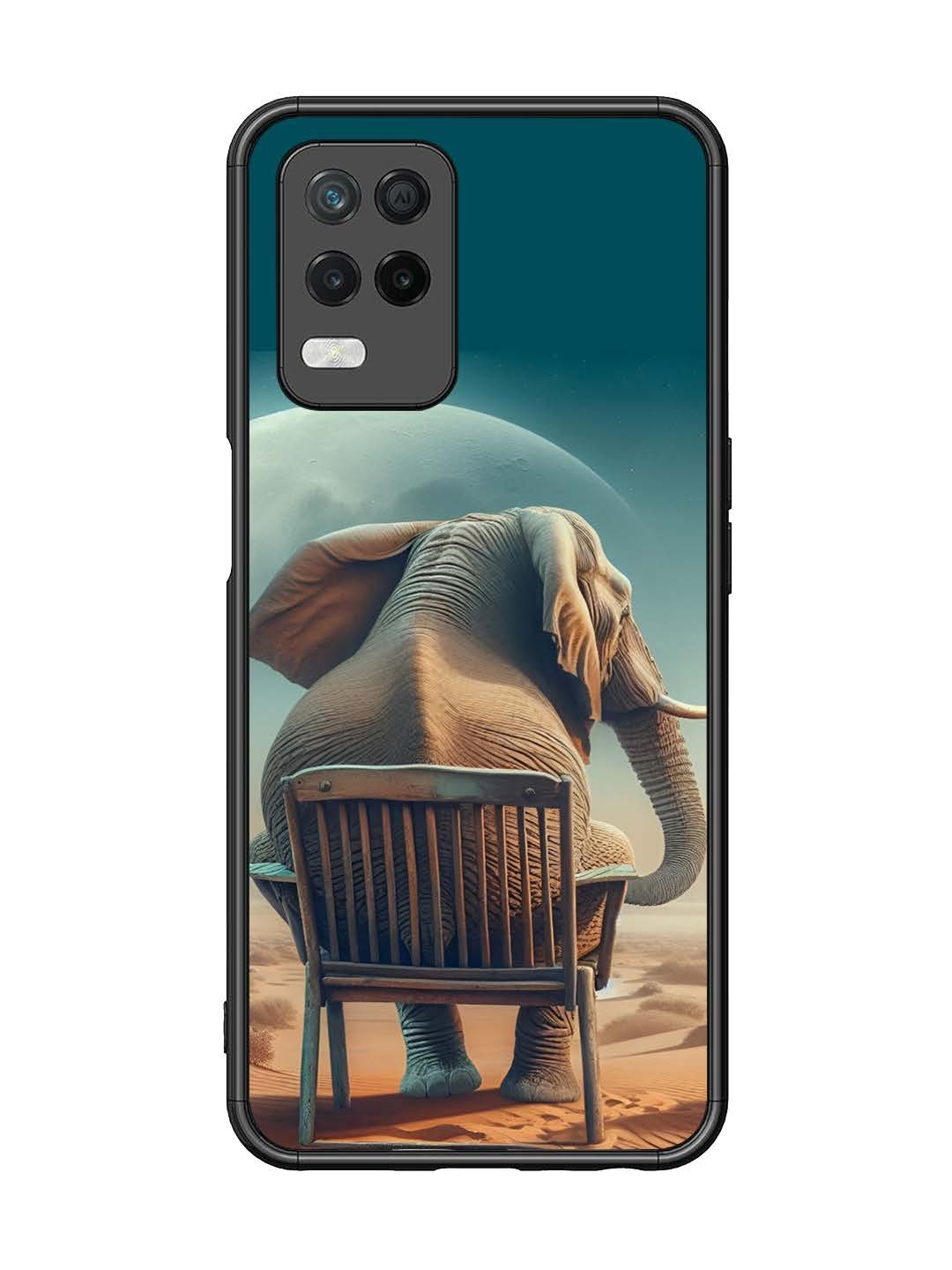 Realme Narzo 30 5G Baby Elephant om chair