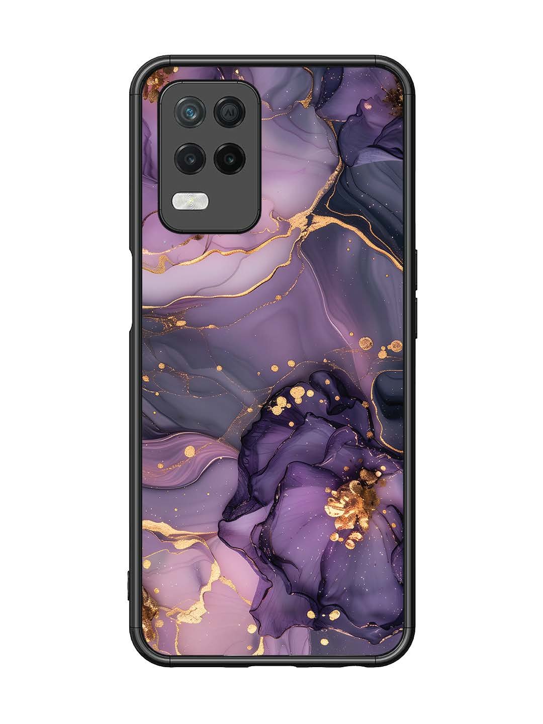 Realme 8 5G Royal Orchid Theme Marble