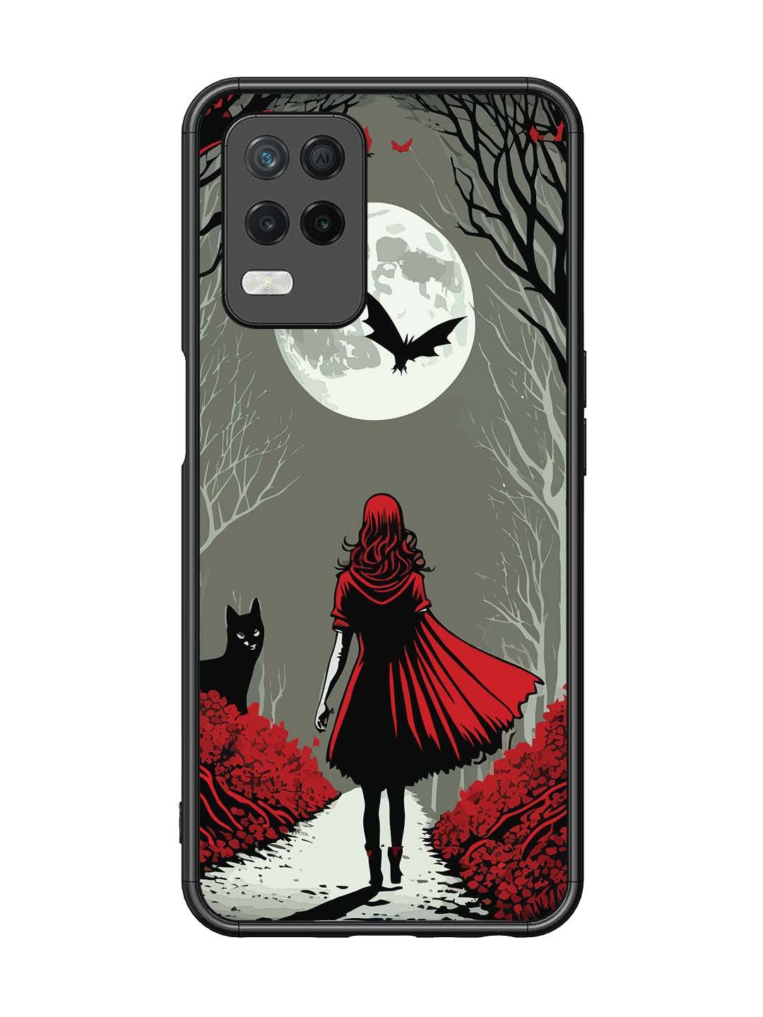 Realme Narzo 30 5G Scarlet Girl in Red Forest
