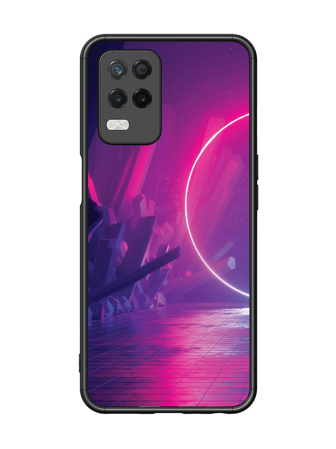 Realme 8 5G abstract with Neon Light