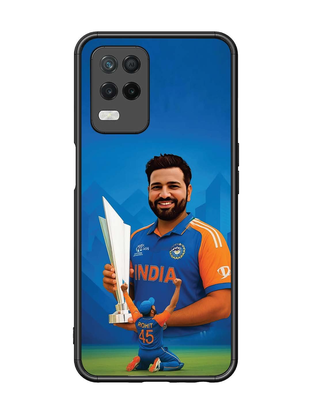 Realme 8 5G Rohit Sharma Cricketer