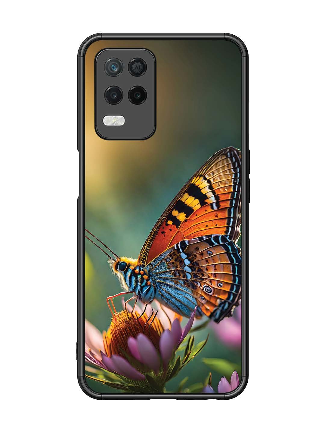 Realme Narzo 30 5G Golden Hour Monarch Butterfly