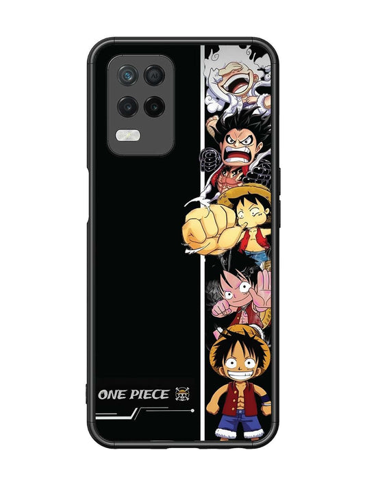 Realme 8 5G Luffy Evolution Gear 5 Anime Art