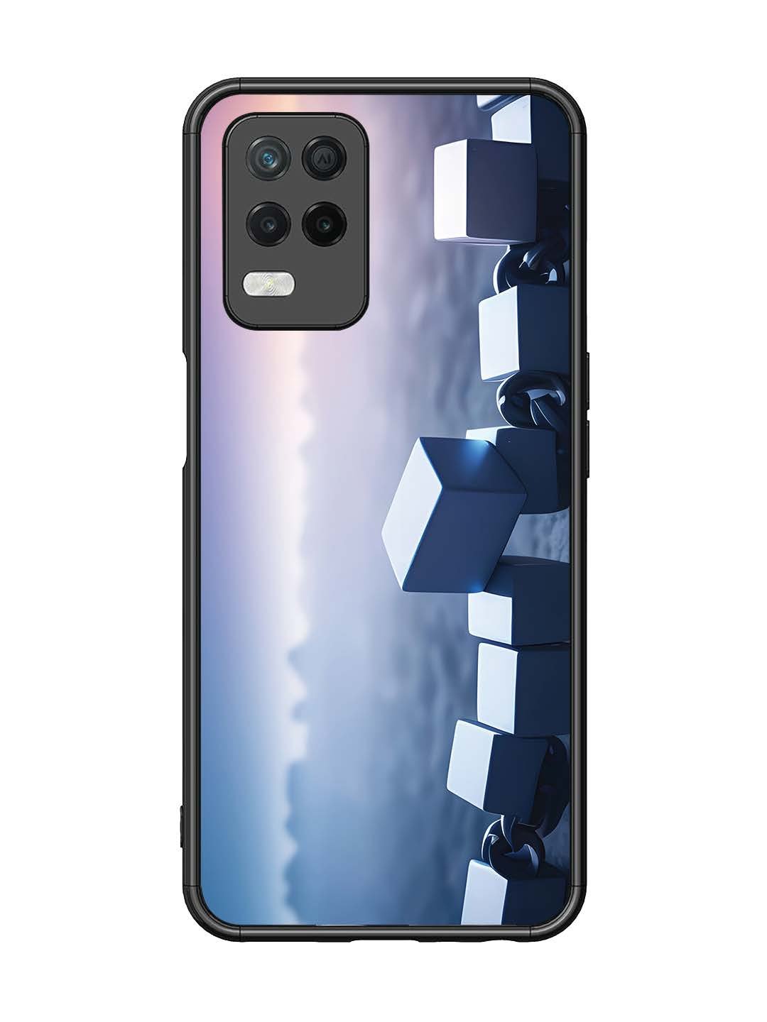 Realme 8 5G Minimalist Blockchain Cube Chain